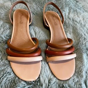 Madewell Addie Sandals Size 8.5 Slingback